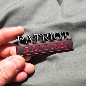 metal Patriot Edition Emblem for Car Truck SUV Fenders Trunk Tailgate